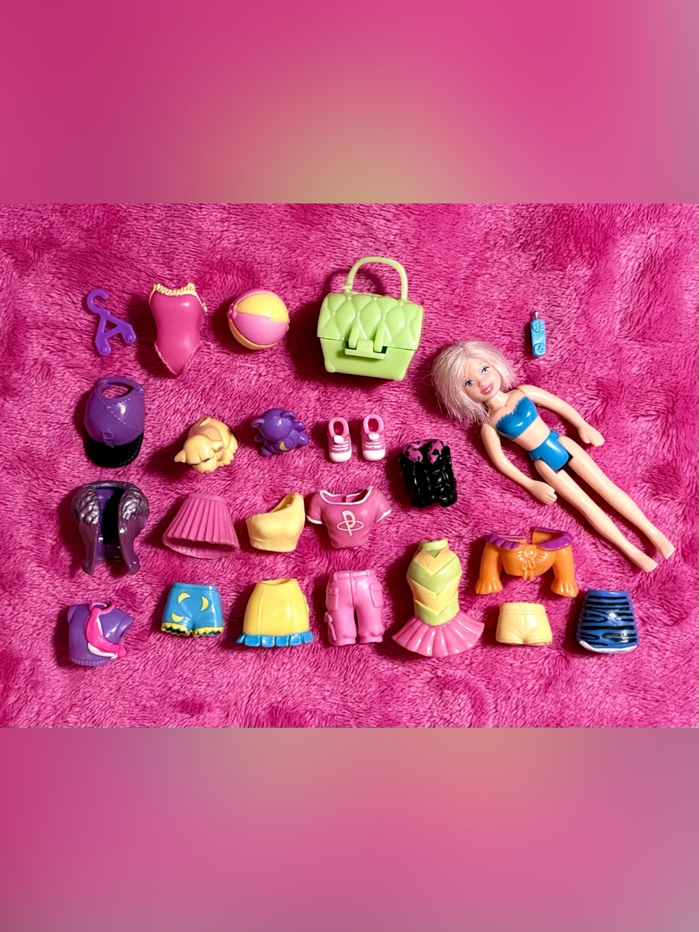Vintage Polly Pocket Play Pack Set